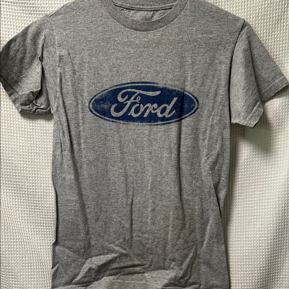 Ford Gray and Blue Short Sleeve Tees
